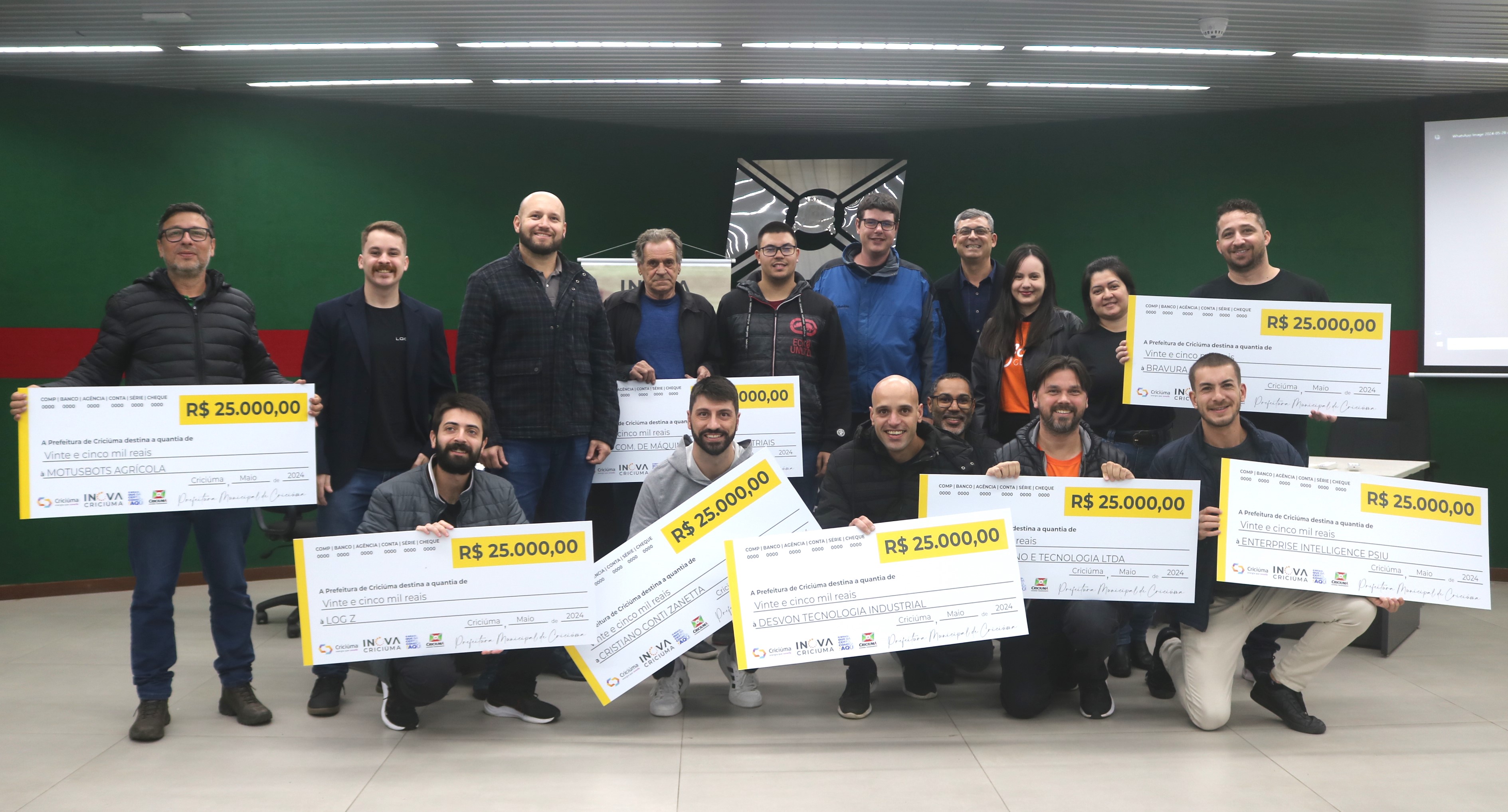 Programa Inova Crici&uacute;ma: startups selecionadas em 2024 recebem recursos