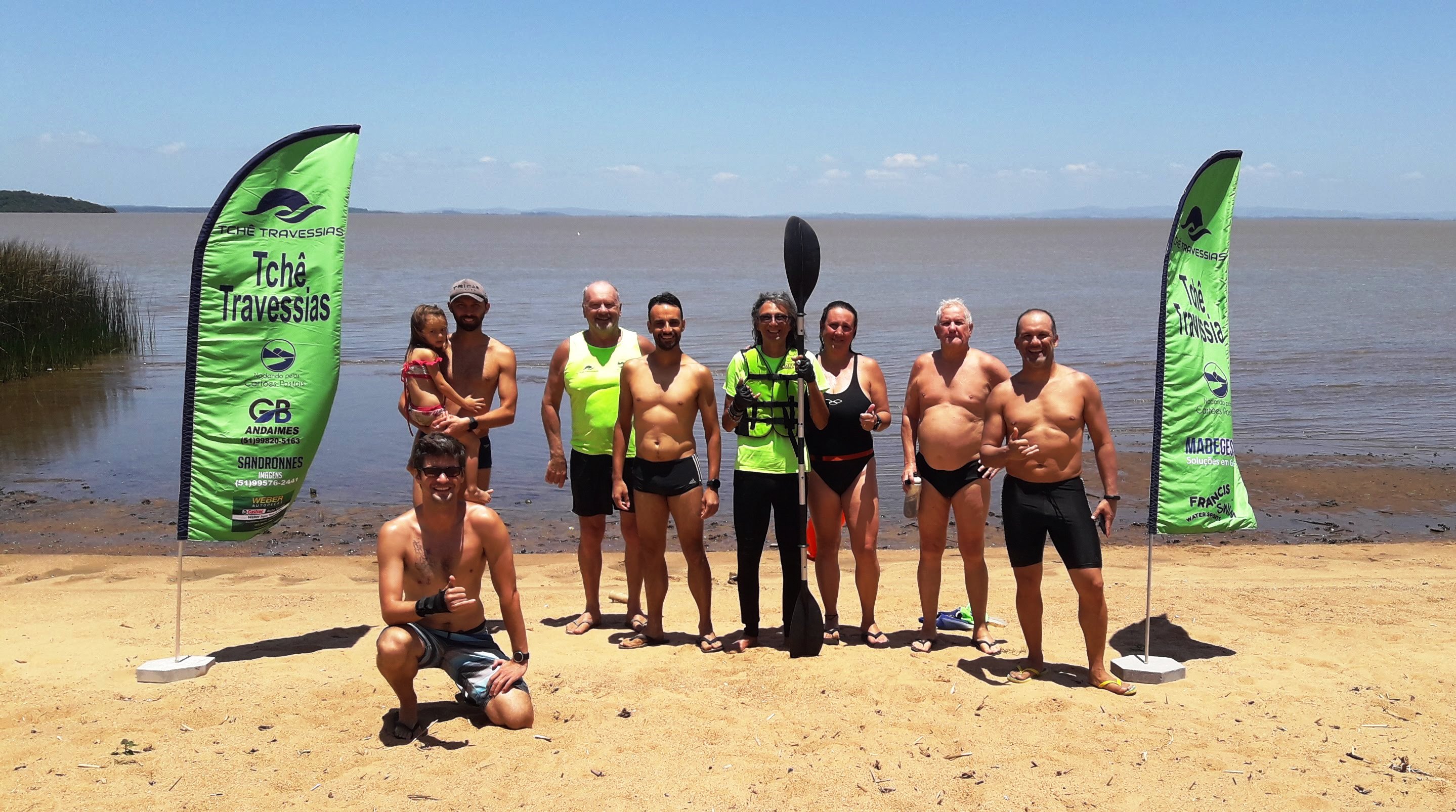 Projeto Nadando Pelos Cart&otilde;es Postais promove Desafio a Nado Praia das Gar&ccedil;as