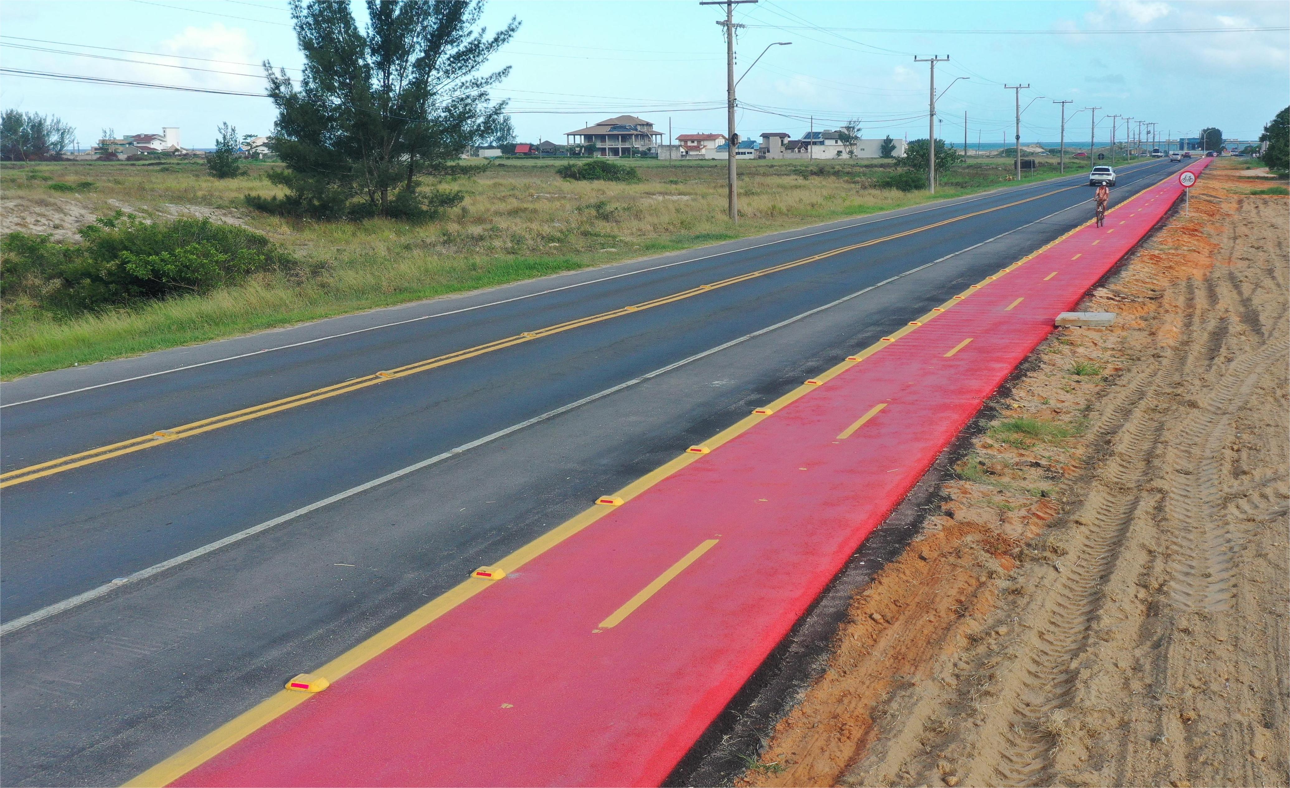 Governo de Rinc&atilde;o (SC) entrega ciclovia de 3,4 km entre Pedreiras e a Plataforma Norte