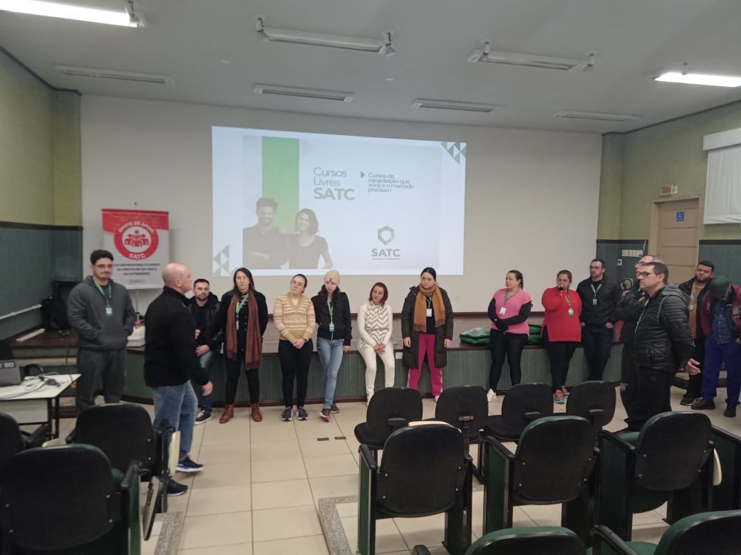Colaboradores da Satc passam por treinamento de seguran&ccedil;a 