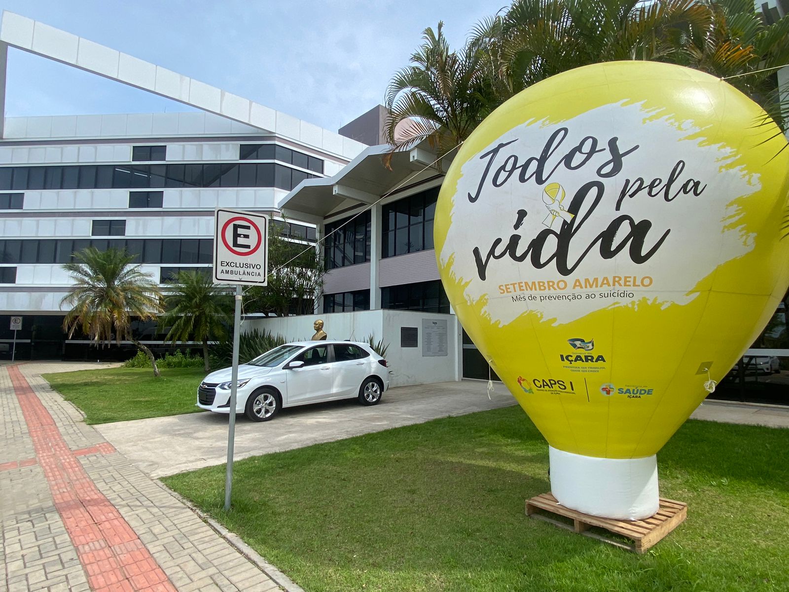 Pa&ccedil;o Municipal de I&ccedil;ara (SC) recebe palestra alusiva ao Setembro Amarelo