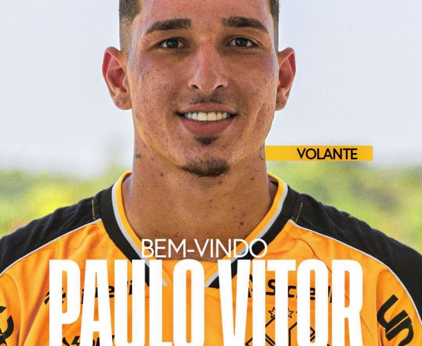 Crici&uacute;ma E.C. contrata o volante Paulo Vitor para a temporada 2025
