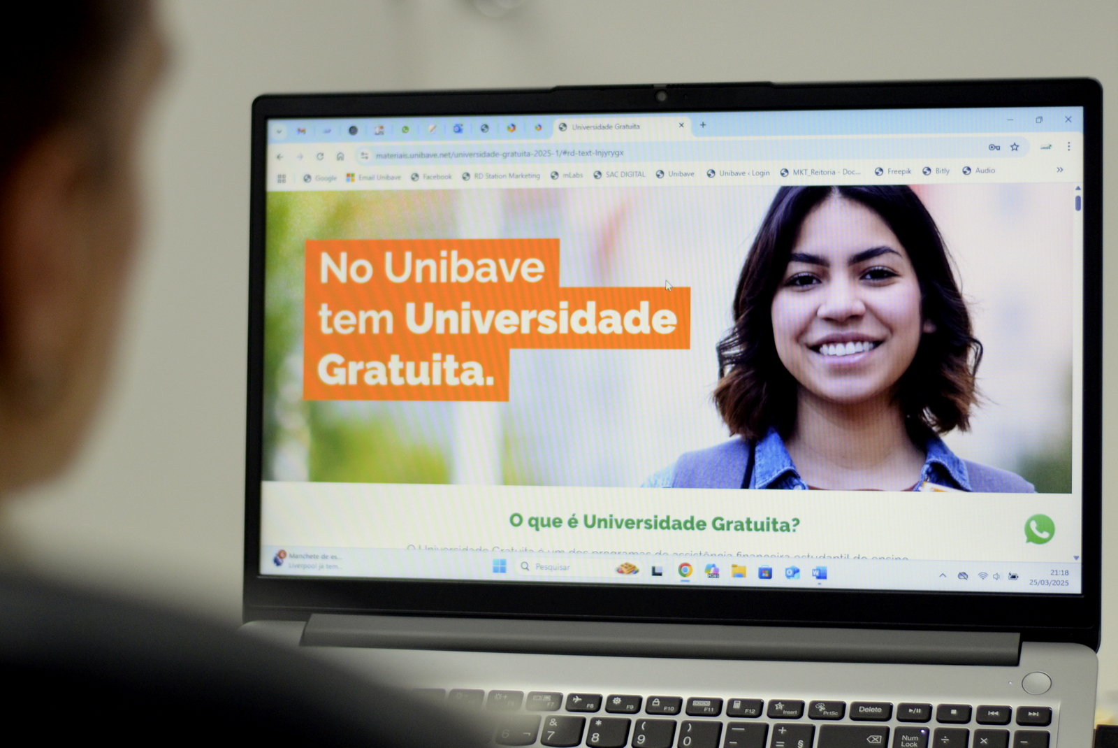 Unibave promove o Dia D do Universidade Gratuita em Orleans (SC)
