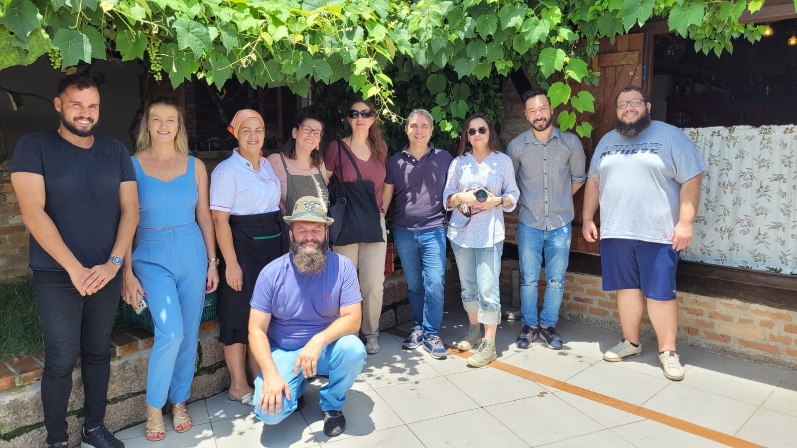 Grupo de jornalistas italianos visitaram o Munic&iacute;pio de Urussanga 