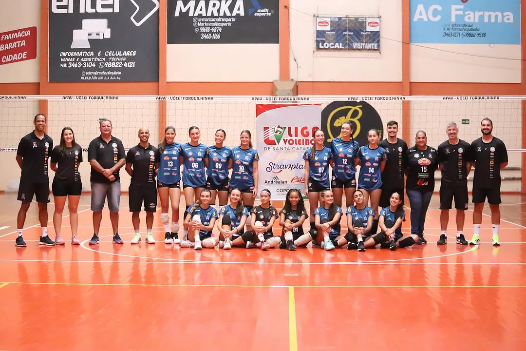 V&ocirc;lei de Forquilhinha conquista duas etapas da Liga de Santa Catarina