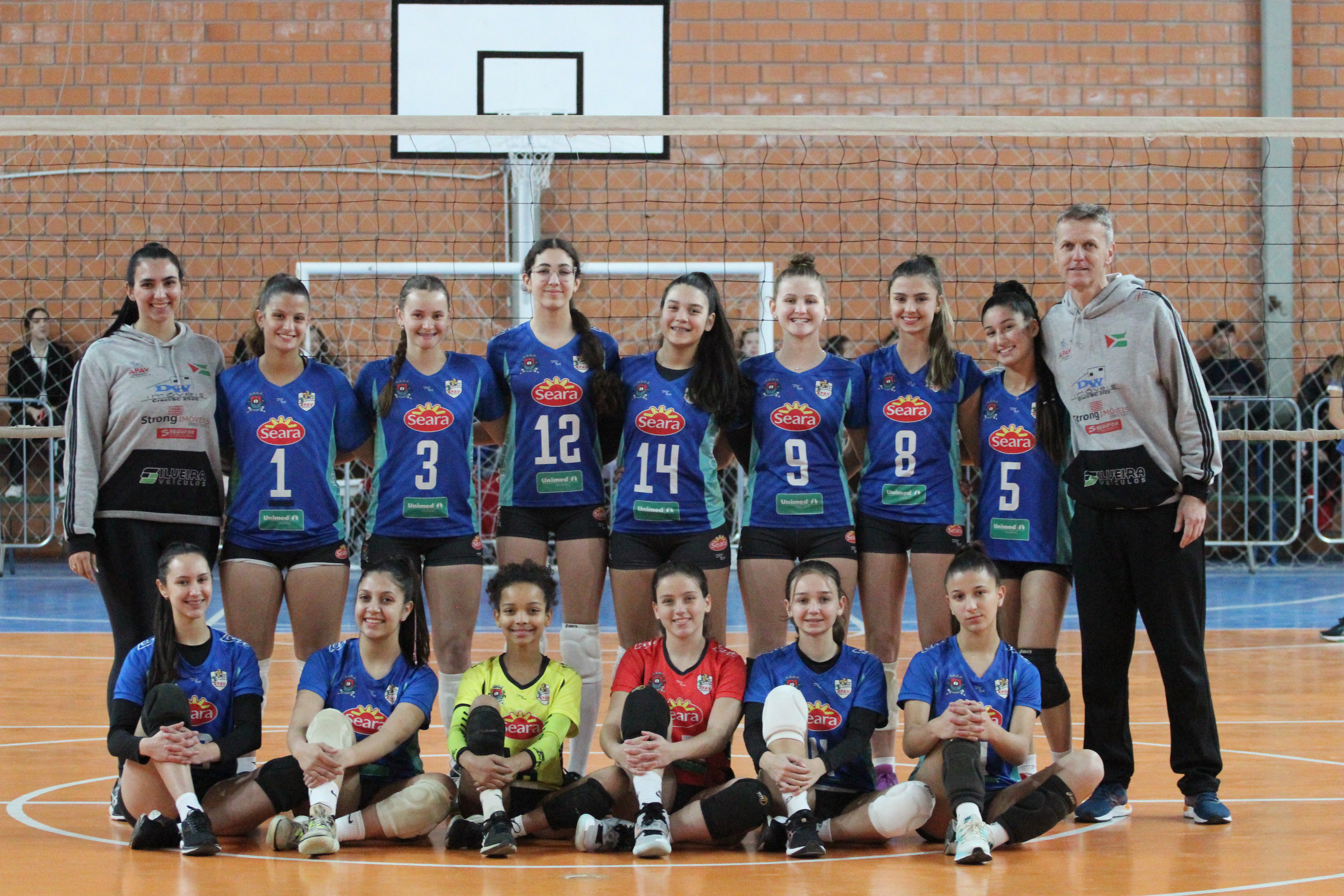 V&ocirc;lei feminino e masculino de Forquilhinha (SC) iniciam setembro com etapas da Liga 