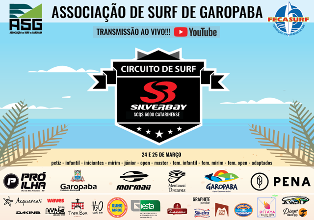 Surf de Garopaba apresenta Circuito Silverbay de Surf  2018