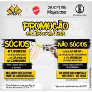 Promoção para o jogo do Criciúma-SC e Vila Nova-GO