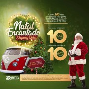 Promo&ccedil;&atilde;o de Natal do Shopping Della sorteia R$ 10 mil nesta quinta-feira