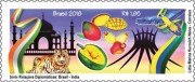 Selos destacam a amizade Brasil-Índia