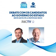 RICTV exibe debate eleitoral com candidatos ao Governo para Joinville e região nesta sexta-feira (19)