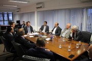 Presidente do TRE-SC se reúne com representantes de emissoras e associações de imprensa de Santa Catarina