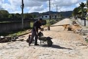 Obras de revitalização da Rua 6 continuam em ritmo acelerado em Siderópolis