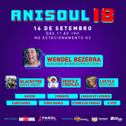 Dublador Wendel Bezerra participa do AniSoul 2018 neste domingo