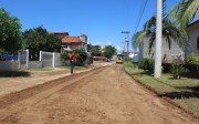 Três ruas do Bairro Vila Nova recebem melhorias