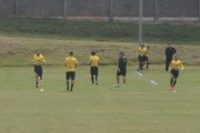 Ap&oacute;s vit&oacute;ria grupo treina no Centro de Treinamentos