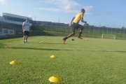Atividade intensa do Crici&uacute;ma na academia e no gramado