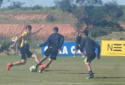 Treino f&iacute;sico e t&eacute;cnico no Centro de Treinamento do Tigre