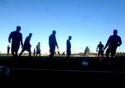 Intenso treino t&eacute;cnico no Centro de Treinamento do Tigre