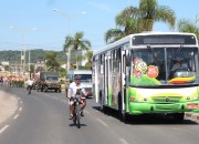 Passeio ciclístico leva clima de Natal as ruas de Criciúma