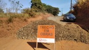 Barreiras físicas impedem acesso de veículos ao Encruzo do Barro Vermelho