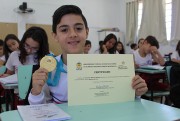 Içara conquista único ouro do Estado na Olimpíada Regional de Matemática