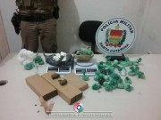 PM realiza apreensão de drogas em Balneário Arroio do Silva