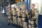 Polícia Militar reforça presença no centro de Araranguá
