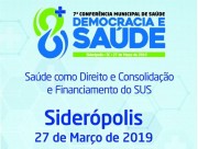 Conferência de Saúde de Siderópolis será na quarta-feira