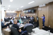 Representantes da ABAA expõe atividades na tribuna da Câmara de Içara (SC)
