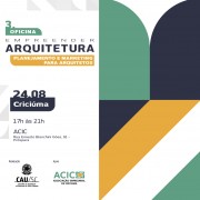 Oficina de Planejamento e Marketing para Arquitetos na Acic em Criciúma (SC)
