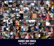 A equipe de xadrez de Içara mantém rotina de treinamento e torneios na web