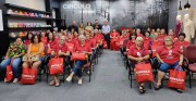Monitoras dos Clubes de Mães da Afasc conhecem empresa Círculo em Gaspar