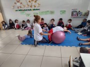 Projeto de Educação Física tem levado jogos para as crianças da Afasc
