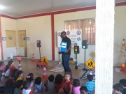 Diretoria de Trânsito e Transporte leva aula de cidadania para crianças