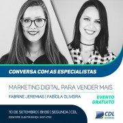 Marketing digital para vendas é tema de capacitação gratuita na CDL de Criciúma