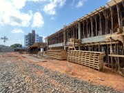Construção de Arena Multiuso no Complexo Esportivo começa a tomar forma