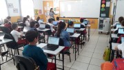 Professores de Içara participam de formação continuada via internet