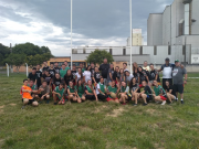 Alunos de I&ccedil;ara vivenciam pr&aacute;tica do rugby em Crici&uacute;ma