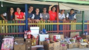 ABC Voleibol entrega donativos ao Lar Bom Pastor de Camboriú