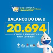 Mais de 20,5 mil crian&ccedil;as e adolescentes foram vacinados no Dia D 