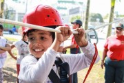 Projeto Bombeiro Mirim contempla crianças do CRAS Jaqueline