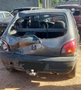 Colis&atilde;o traseira deixa motociclista gravemente ferida em I&ccedil;ara (SC)