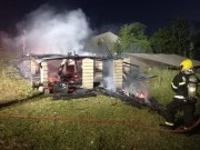 Incêndio causa destruição de residência no Bairro Liri em Içara (SC)