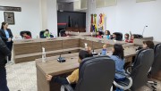 Prefeita, vice e vereadores mirins visitam Legislativo de Cocal do Sul (SC)