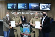 Vereadores aprovam moções para soldados da Polícia Militar em Içara