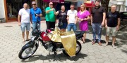 CDL entrega a moto Honda da Campanha Natal Encantado em Içara (SC)