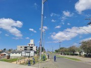 Celesc realiza instala&ccedil;&atilde;o de estruturas maiores na rede el&eacute;trica em I&ccedil;ara (SC)