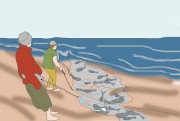 Pescadores animados