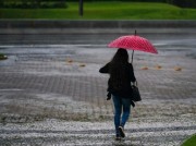 Frente fria associada a ciclone provoca chuva e ventania no Sul do país